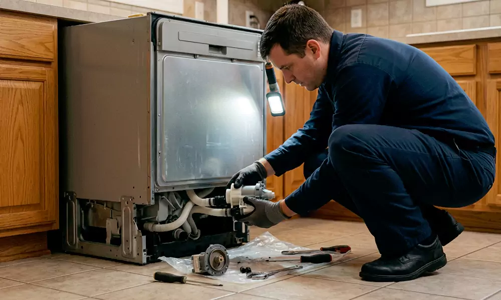 Dishwasher Pump Replacement in Danbury, CT
