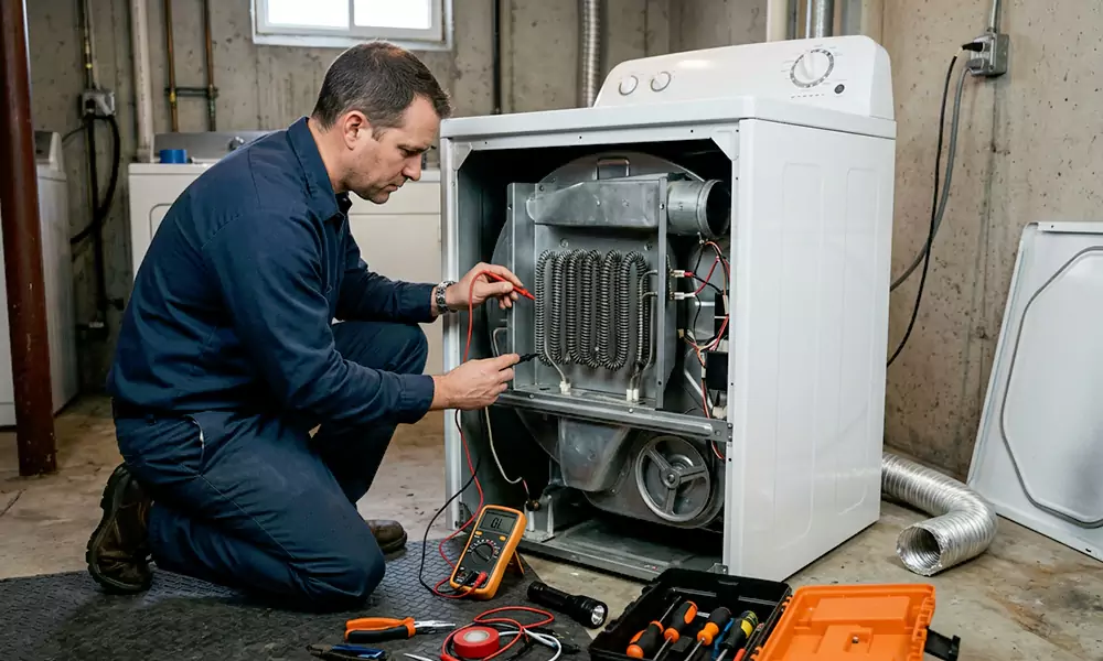 Dryer Not Heating Repair in Danbury, CT
