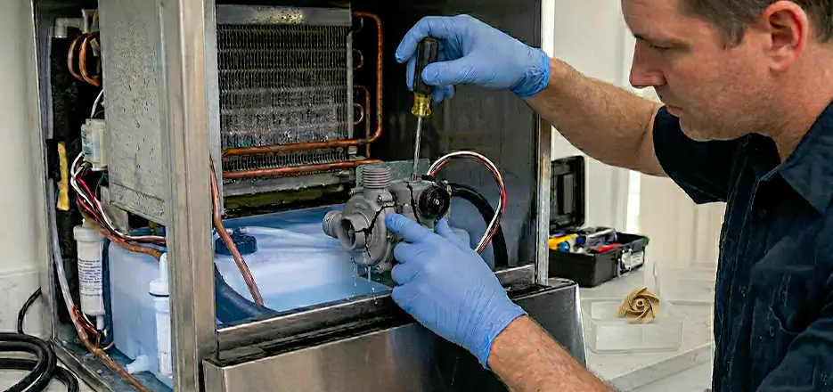 Commercial Ice Maker Water Pump Repair in Danbury