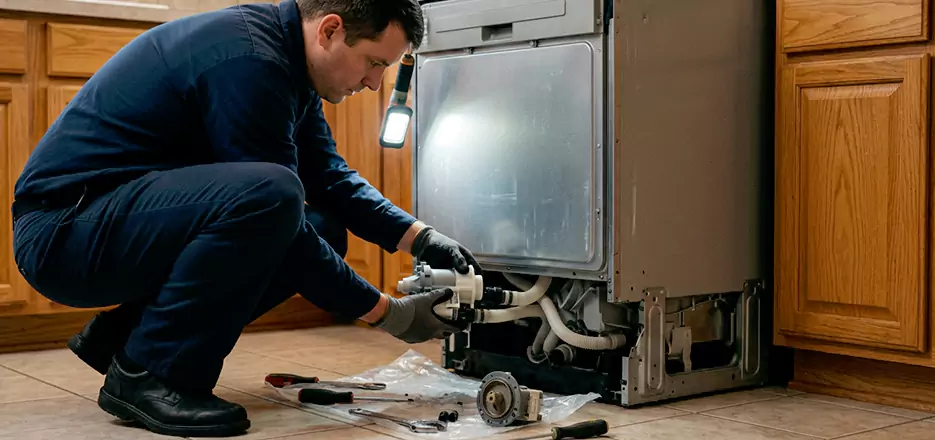 Dishwasher Drain Hose Repair in Danbury